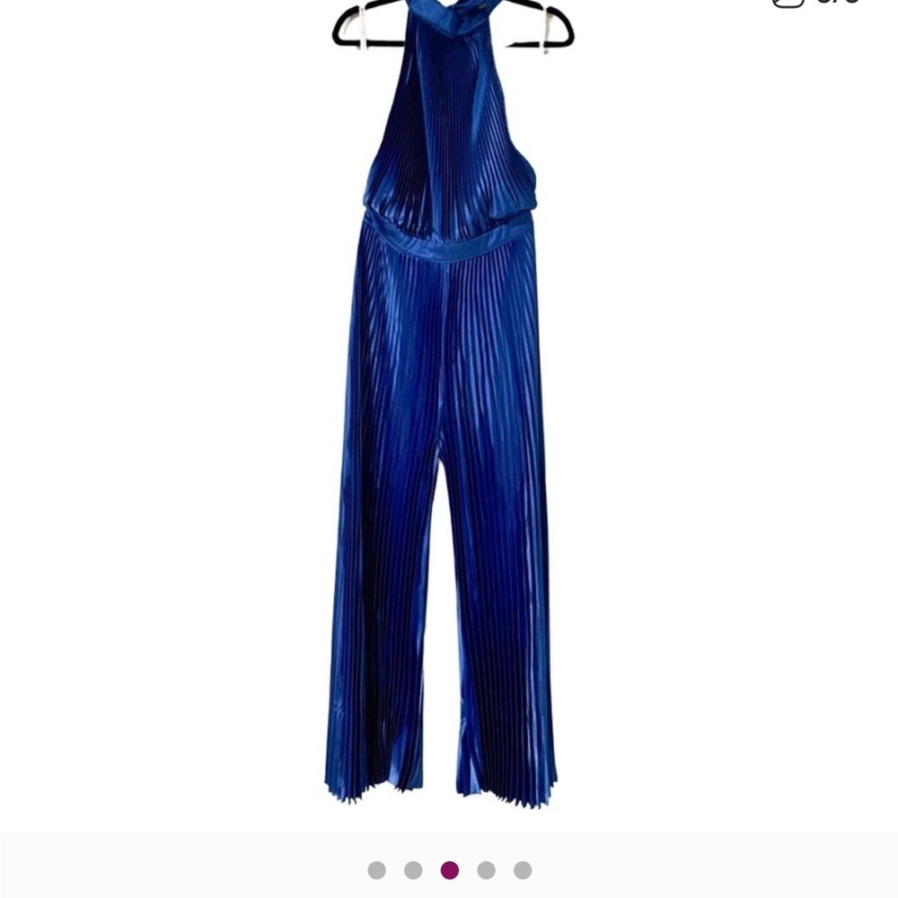 NWT L’IDÉE Cinema Low Back Pleated Jumpsuit